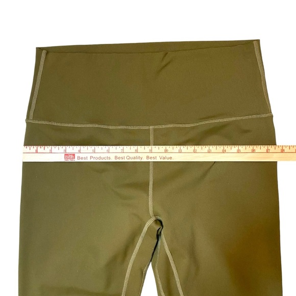 FBF Body Leggings 2X Plus Size High Waisted Olive Green Curvy Friendly - Picture 6 of 10
